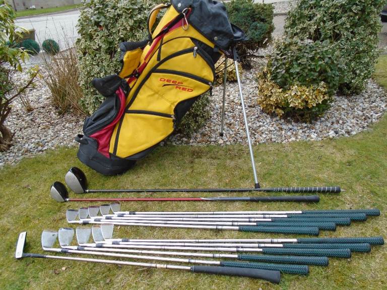 Wilson X3i blades irons golf set in stand bag, 13 clubs