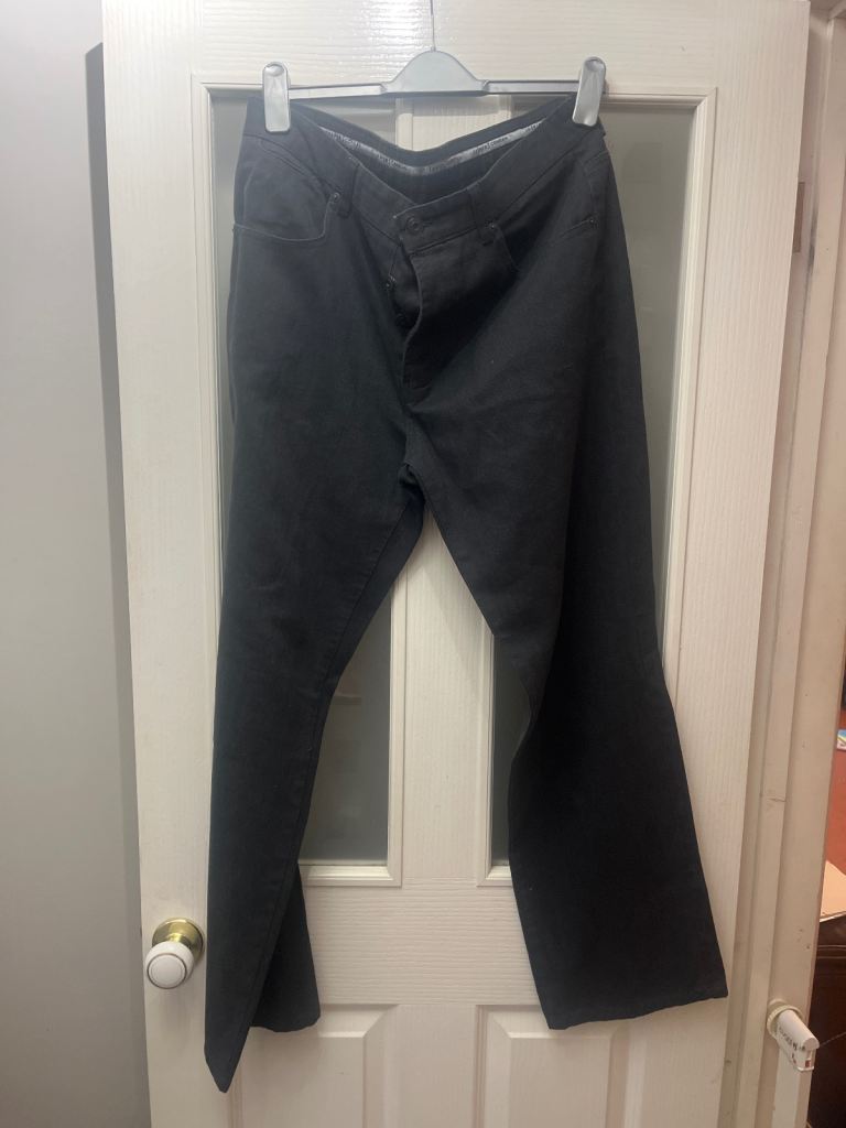 Mens trousers size 38 short and  black size 36R