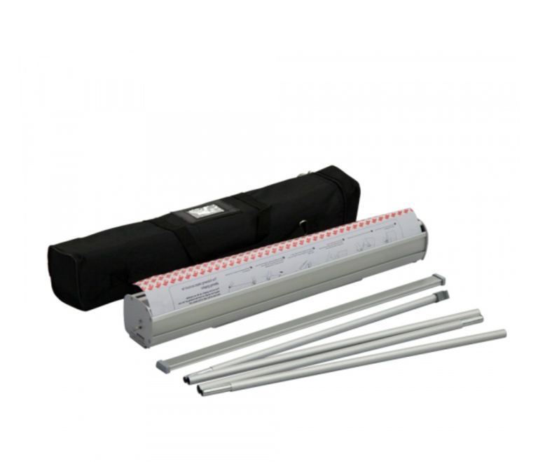 Pull up banner stand, with case, no print, great for advertising events or parties 80 cm x 200cm