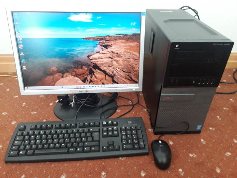 Windows 11 Pro PC Dell Core i5 4th Gen 8GB RAM