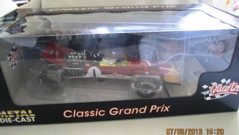 Rare Quartzo Classic Grand Prix 1/18 Lotus Type 49B #1 1969 Monaco GP Graham Hill World Champion