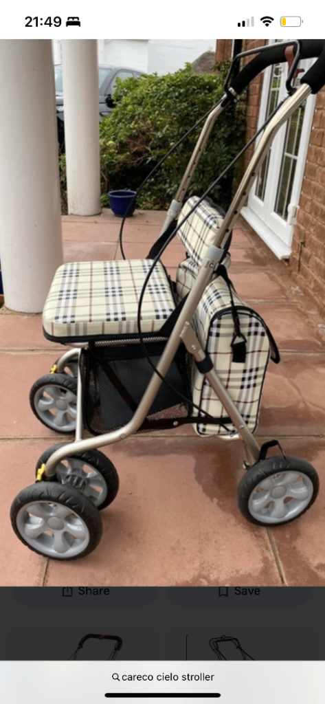 Careco Cielio Stroller / Rollator – Good Condition