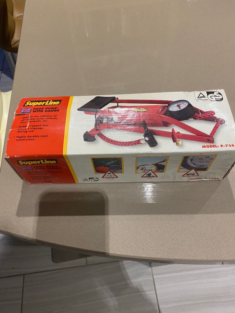 Foot Pump with Gauge