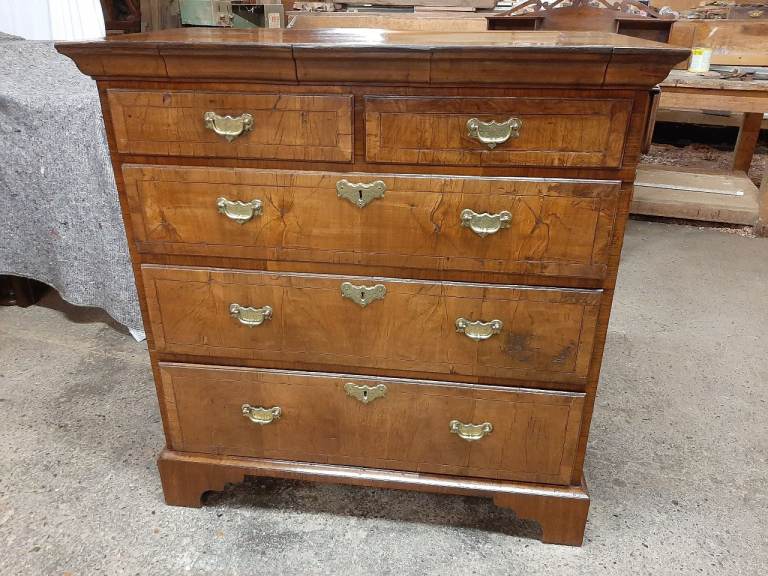 Lovely Antique Walnut Chest of Drawers Delivery Available 