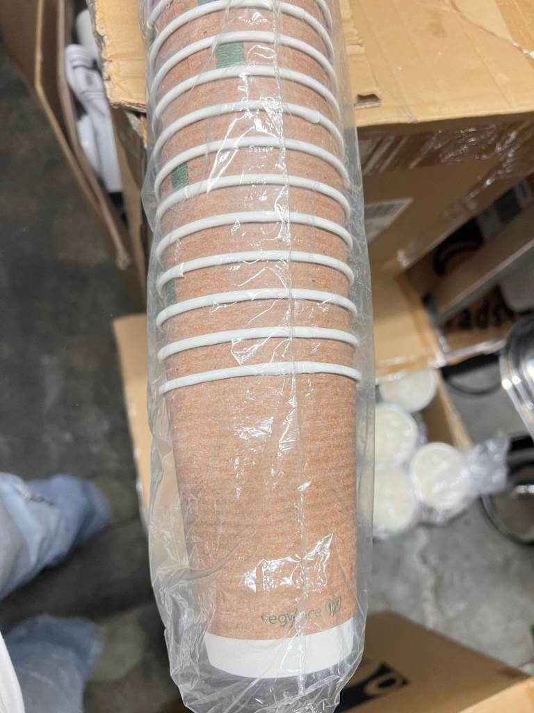 Vegaware 12oz takeaway cups