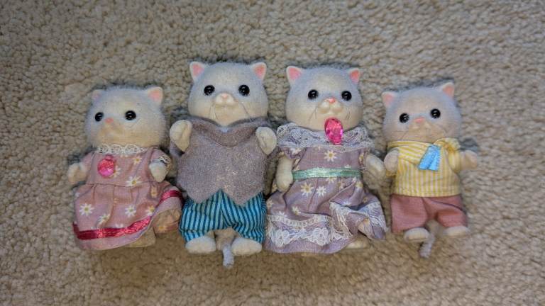 Sylvanian Families Persian cats
