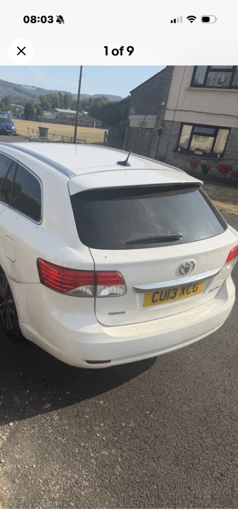 Toyota, AVENSIS, Estate, 2013, Manual, 1998 (cc), 5 doors