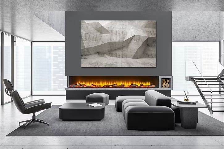 Senso Fireplaces - Electric Media Wall Fires from 500mm wide to 2000mm wide Brand New Inc Warranty