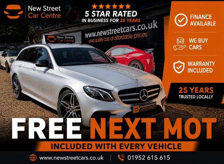 2018 Mercedes-Benz E Class E220d AMG Line 5dr 9G-Tronic ESTATE DIESEL Automatic