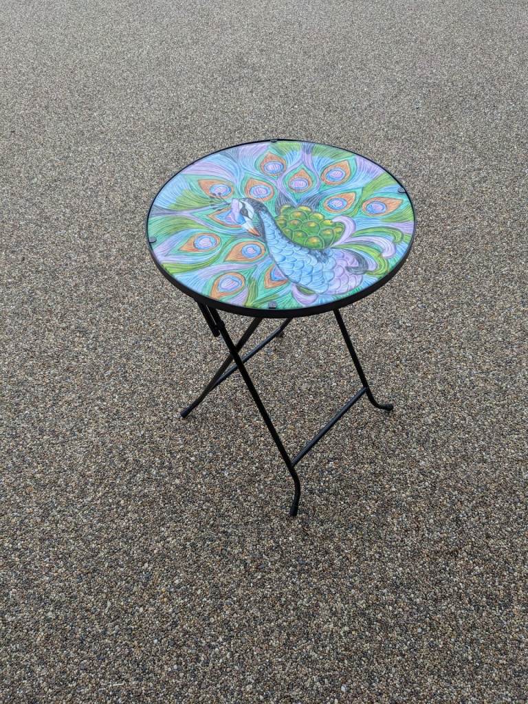  Small coffee table / small outdoor coffee table / small outdoor side table
