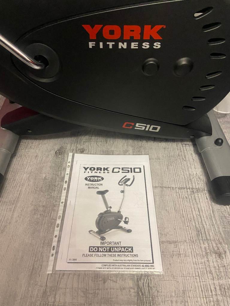 York Fitness C510 Exercise Bike. Good condition. I can deliver free to local area.