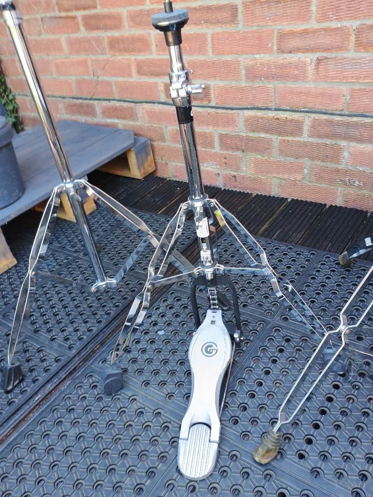 Cymbal Stands x 2 Yamaha & Mapex & 1 x Gibraltar Hi Hat stand