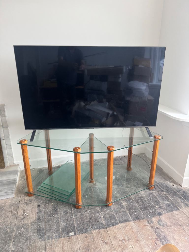 image for Stand for TV or Hi -Fi. complete with 4 x glass shelves 