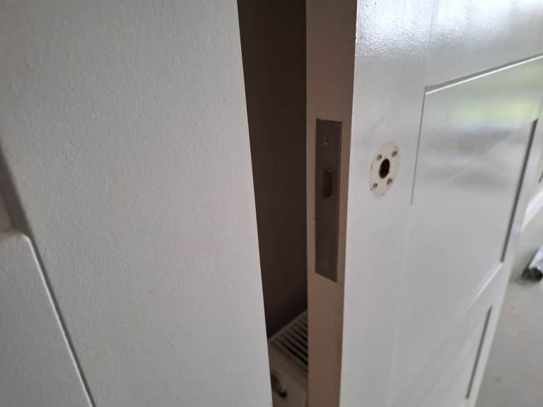 Shaker 4 Panel White Moulded FD30 Fire Door Internal
