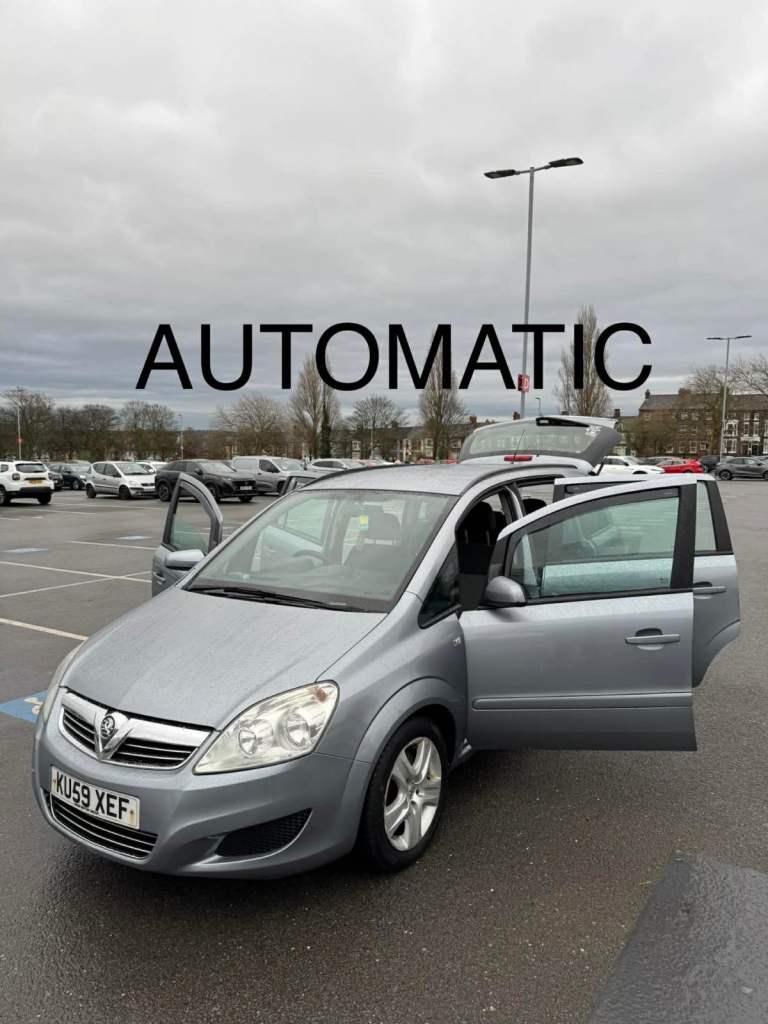 Automatic 2009 Vauxhall zafira 1.9cdti 7 seater