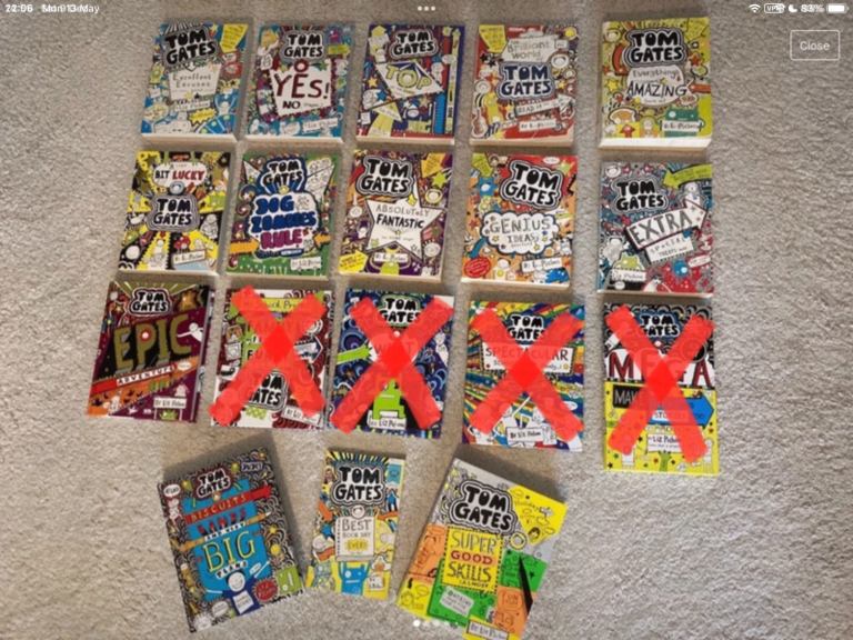 Tom Gates x14 Books (x11 Paperback and x3 Hardback)  