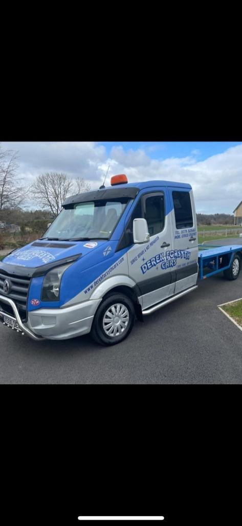 08 VW Crafter CR35 7 Seater Beaver Tail Truck 7 Seater MOT 06/26.