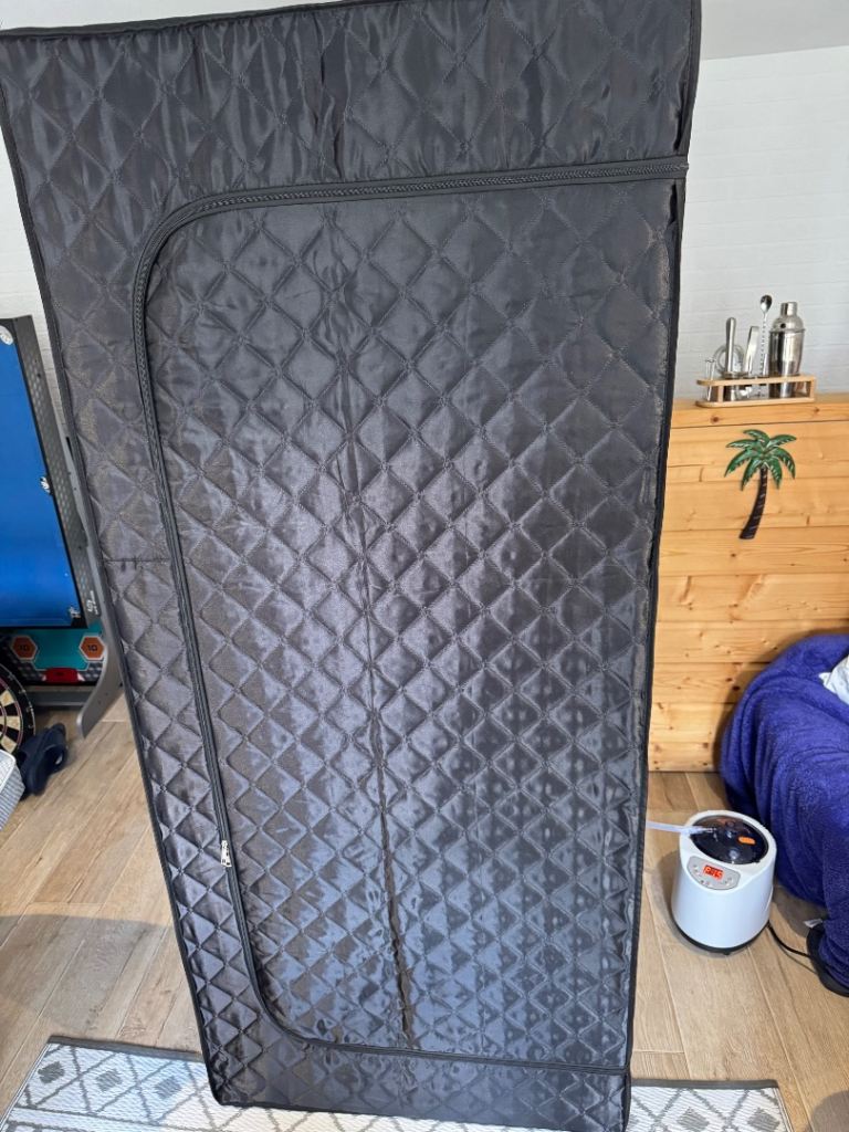 Portable Family Steam Sauna - Black, Good Condition