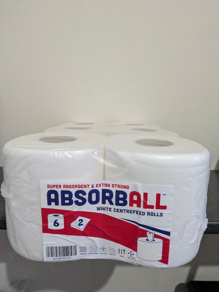 6 Kitchen Paper Rolls 