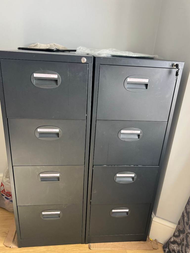 2 x Monster 4 Draw steel filing Cabinet