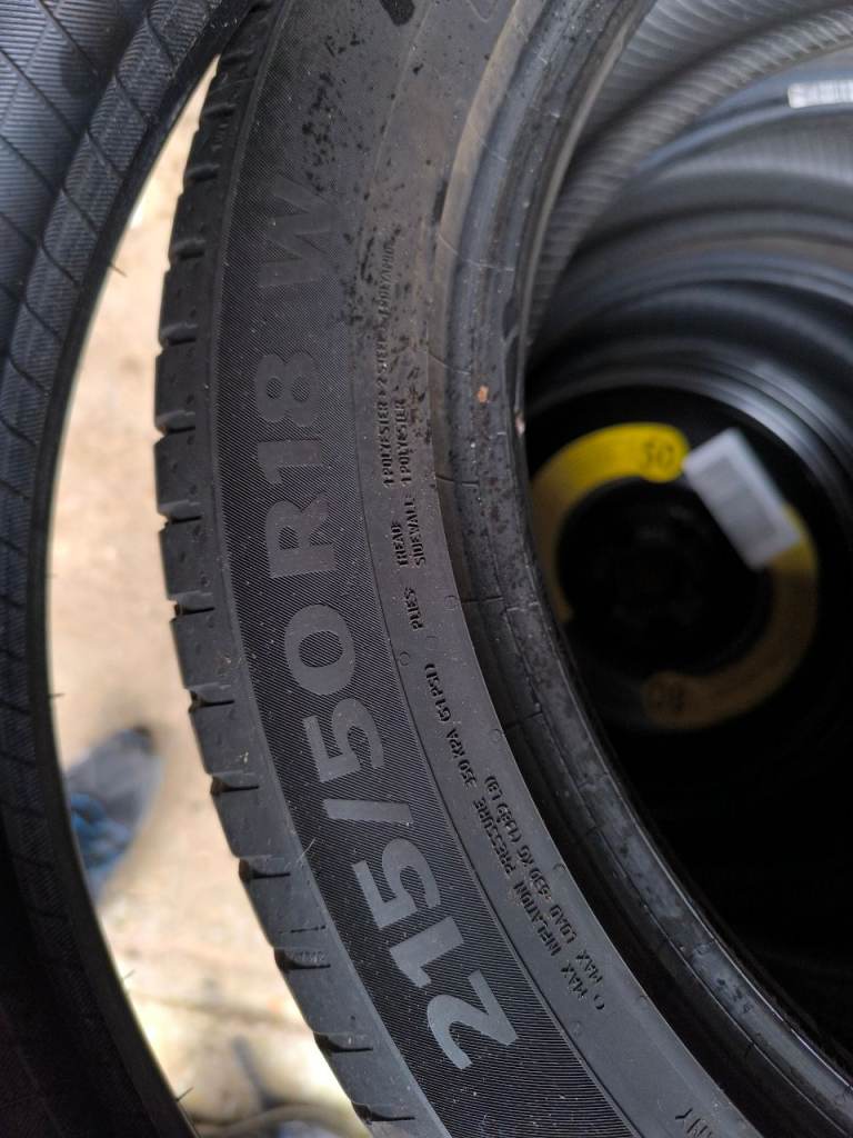 Four Summer tyres R18