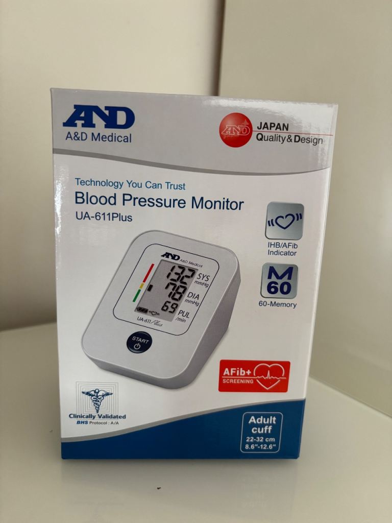 Unopened blood pressure monitor 