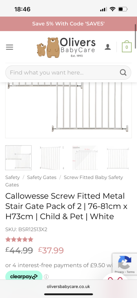 Calloweese white metal bandages x3