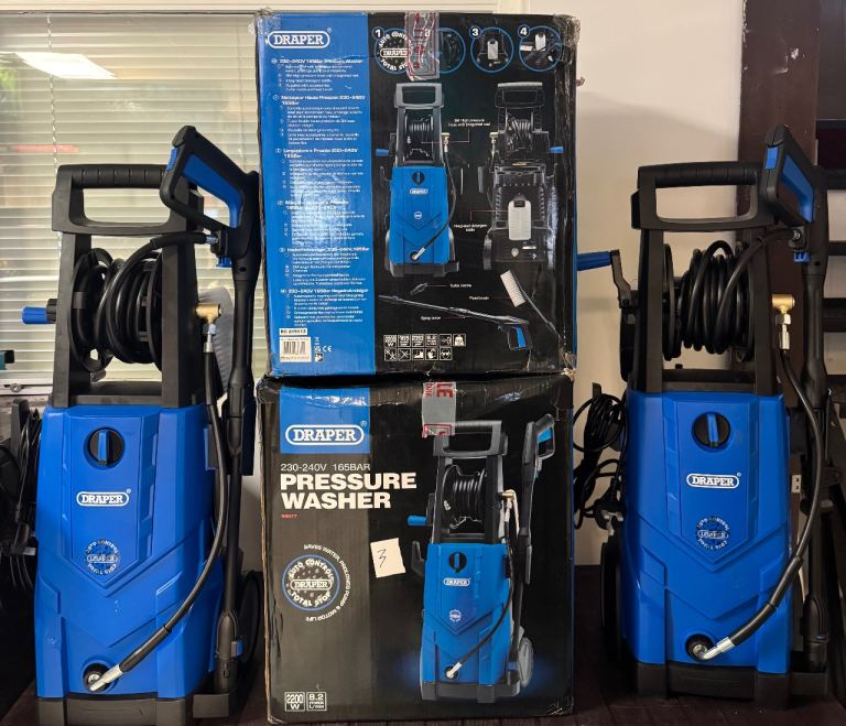 Draper Pressure Washer 230V 165bar