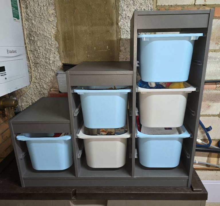 Storage combination with boxes, 99x44x94 cm IKEA