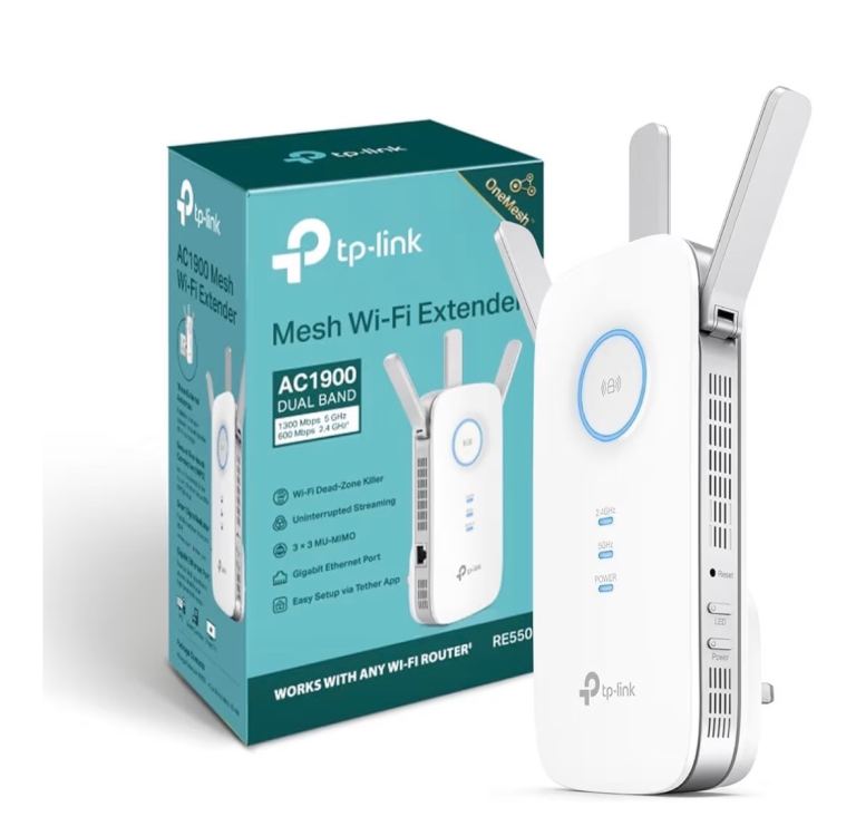 TP-Link RE550 AC1900 WiFi Extender
