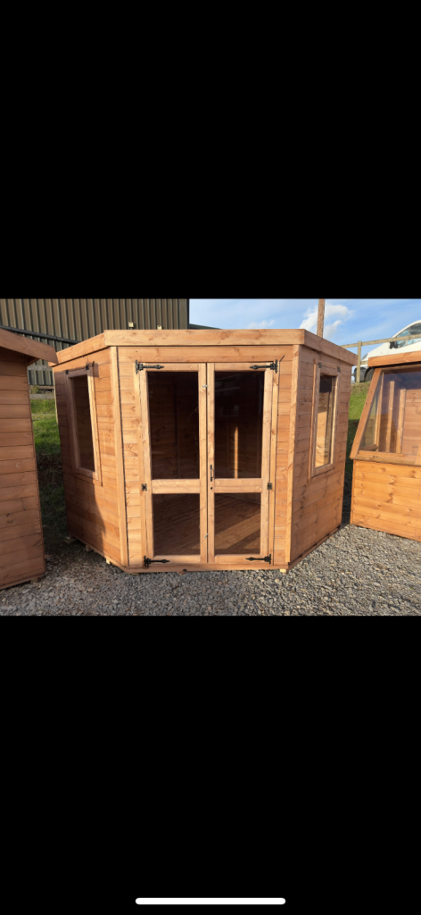 image for EXTRA 10% OFF GARDEN CORNER SUMMERHOUSE FREE DELIVERY AND FITTING 