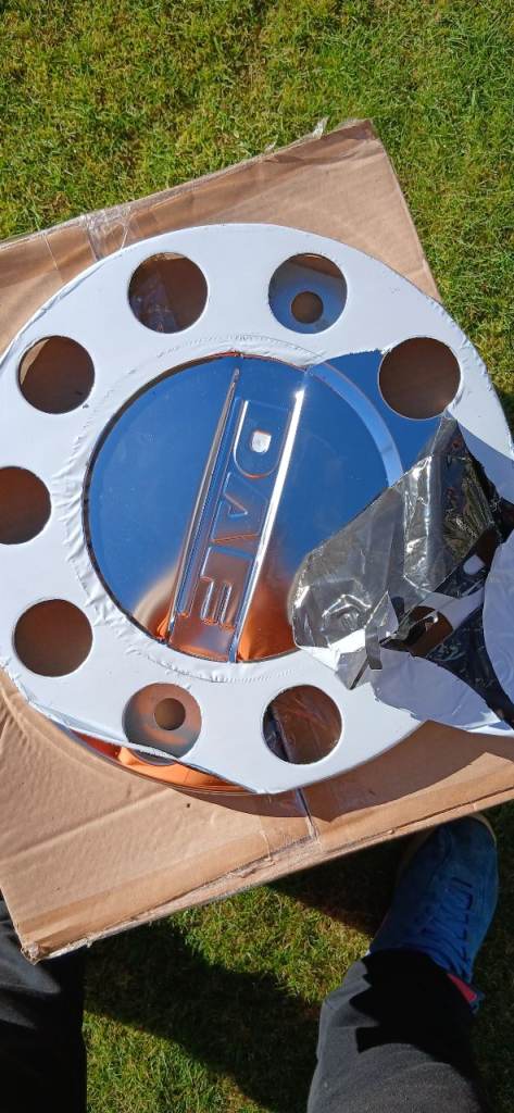 Daf wheel center cover