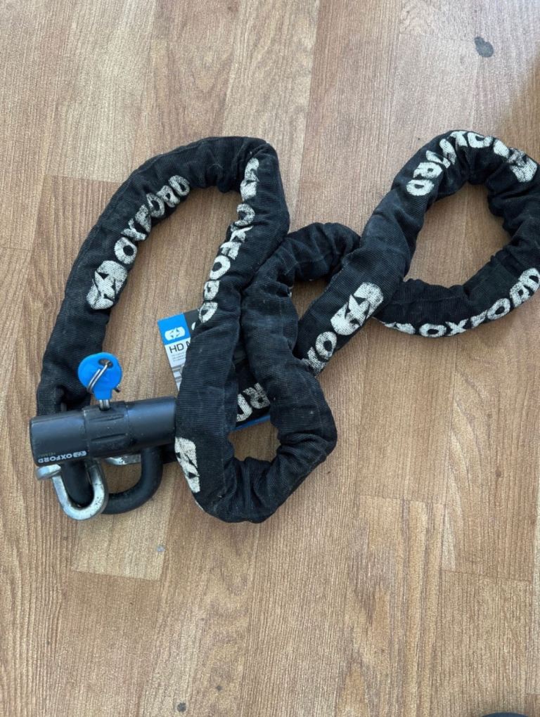 Motorcycle or scooter lock and chain for sell 