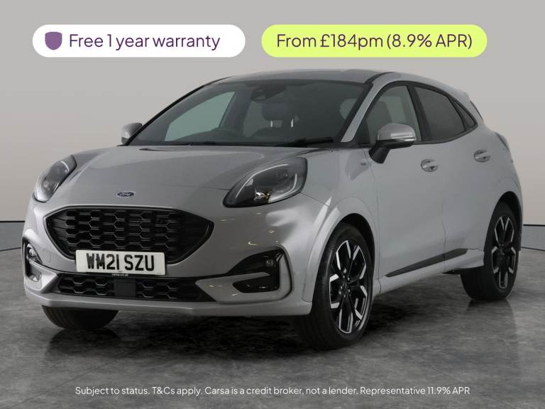 2021 Ford Puma 1.0 EcoBoost Hybrid mHEV ST-Line X 5dr HATCHBACK PETROL Manual