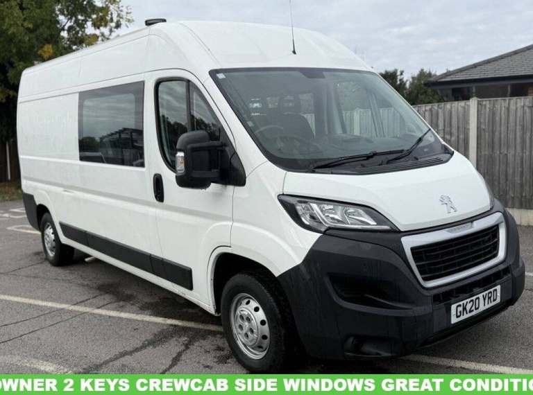 2020 Peugeot Boxer 2.0 BlueHDi H2 Professional Crew Van 130ps PANEL VAN DIESEL Manual