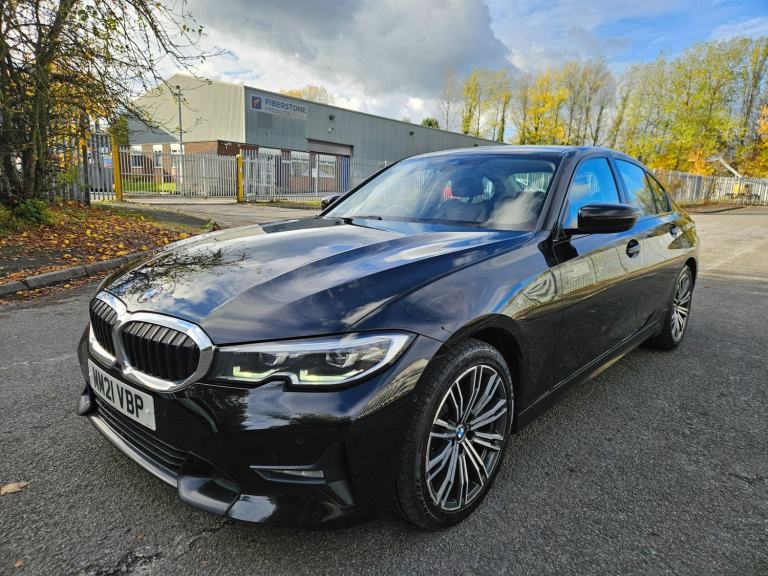 2021 21 BMW 3 SERIES 318D DIESEL Sport Black Damaged Repaired CAT N
