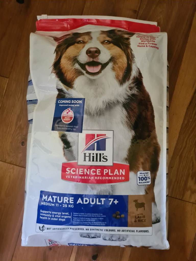 14kg bag of dig food Hills science plan mature adult 