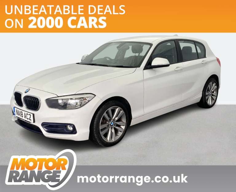 2018 BMW 1 Series 118i [1.5] Sport 5dr [Nav] Step Auto Hatchback PETROL Automatic