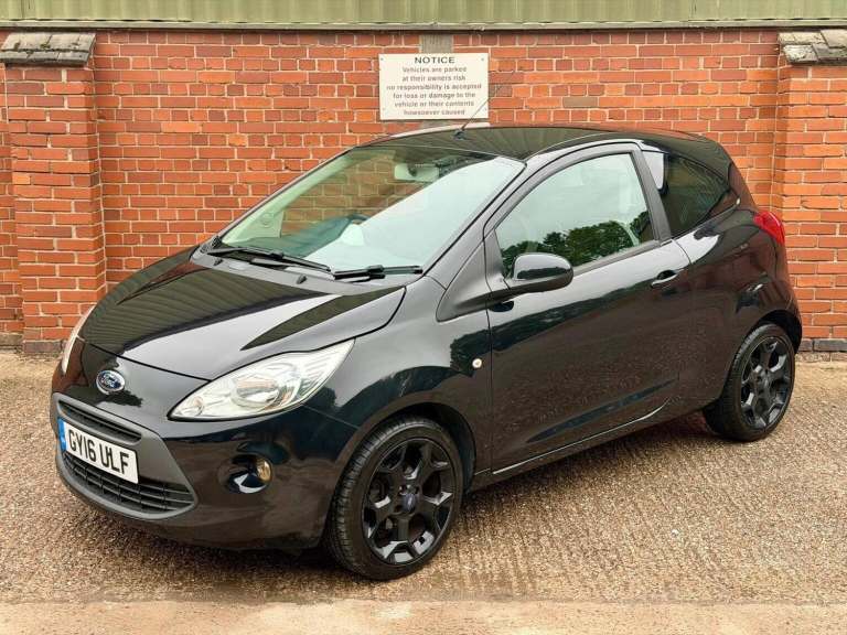 2016 Ford Ka 1.2 Zetec Black Edition 3dr HATCHBACK PETROL Manual