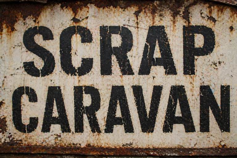 Free scrap caravan 