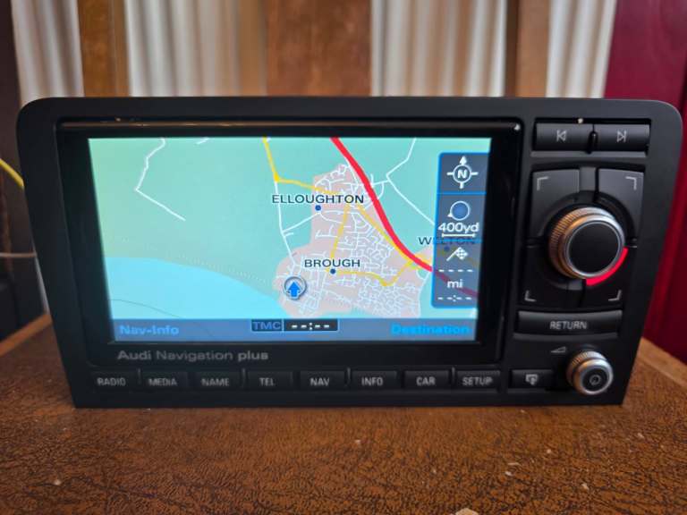 AUDI A3 S3 RS3 8P 2008-2013 NAVIGATION PLUS RNSE RNS-E HEADUNIT W/ NAV CDs