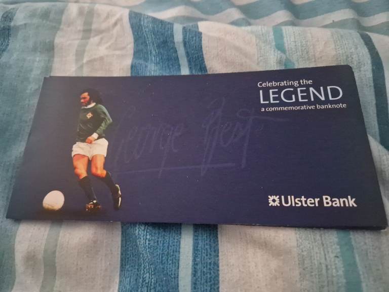 Ulster Bank George Best 5 Note
