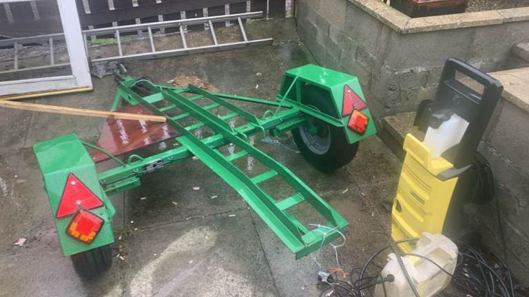 Professional Motorbike trailer Plated 