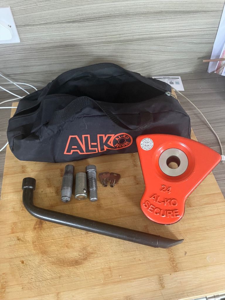 Al-Ko / Alko Secure No. 24 - Complete Caravan Wheel Lock Set