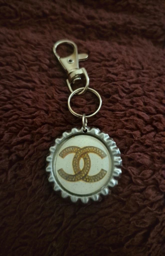 Fabulous Keychain/Bag Charm – Silver Tone, Great Condition