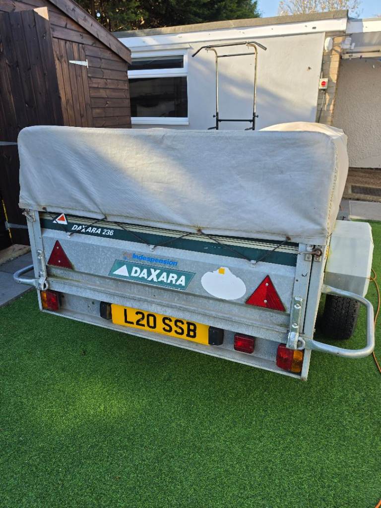 Daxara 236 tipping trailer 7.5ft x 4.5ft