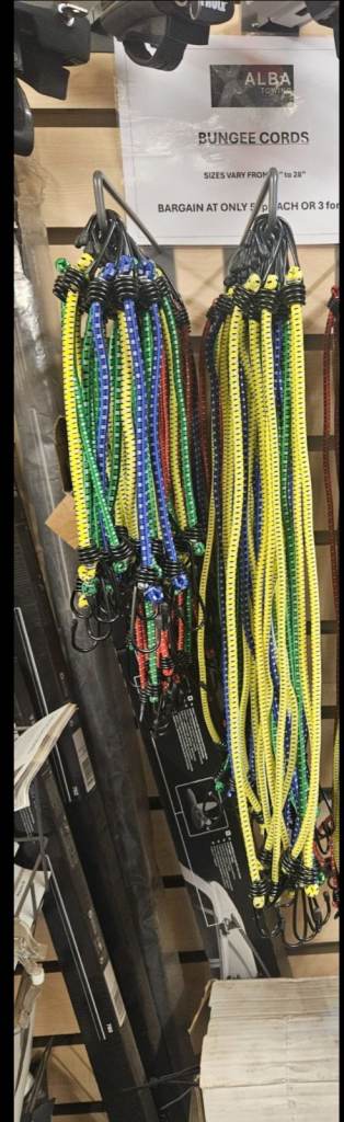 Bungee Cords/Straps with hook ends