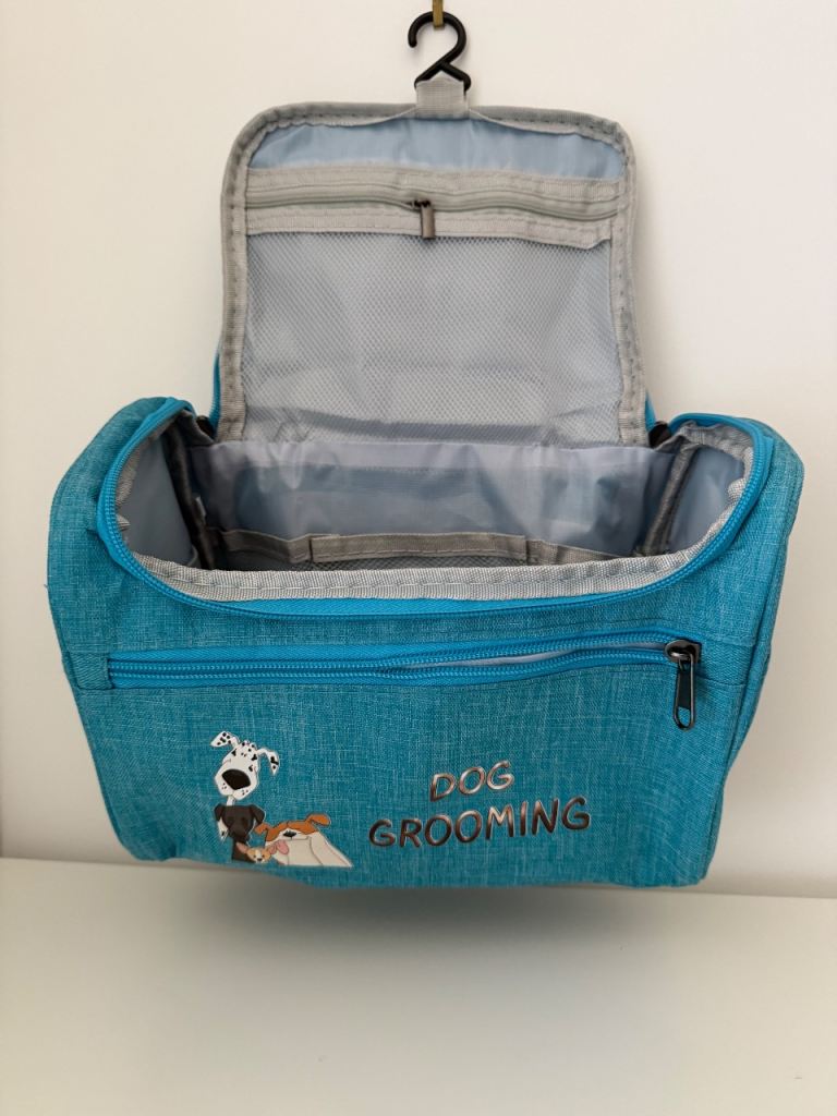 Hanging Dog Grooming Bag / Travel Wash Bag