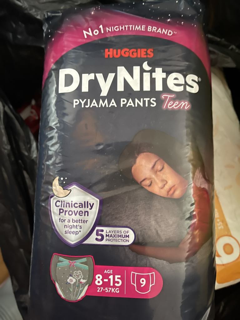 DryNites Age 8-15 Nappy Brand new 