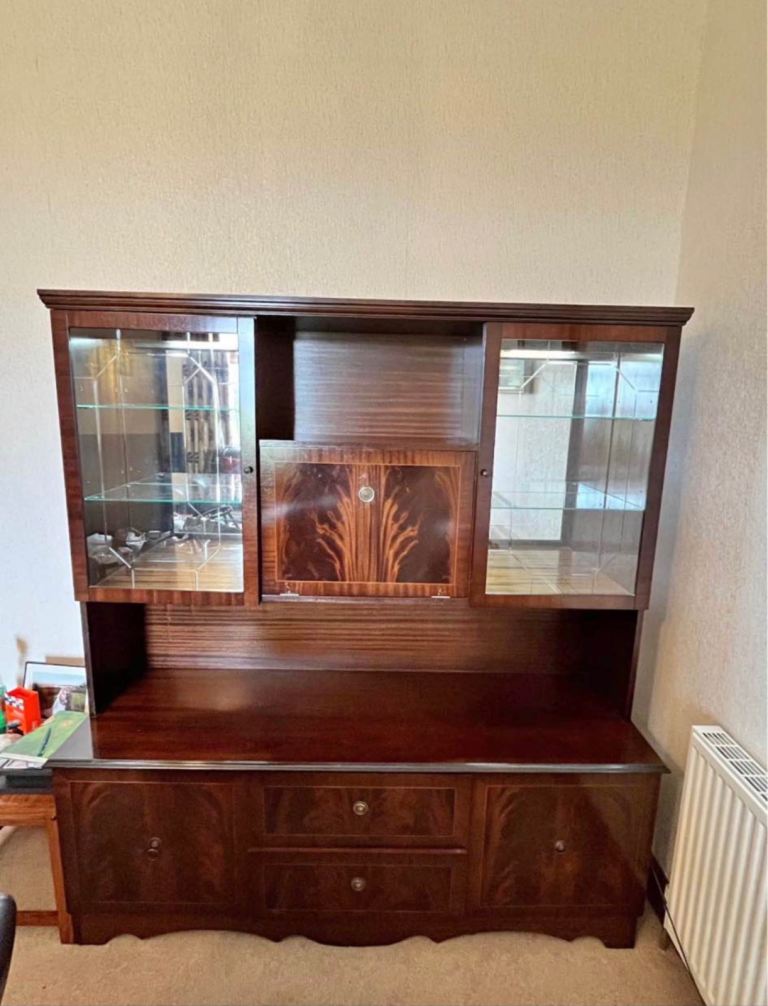 FREE MAHOGANY Dresser/Drinks cabinet 